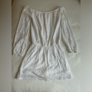 Lilly Pulitzer White Lana Skort Romper, Size XXS